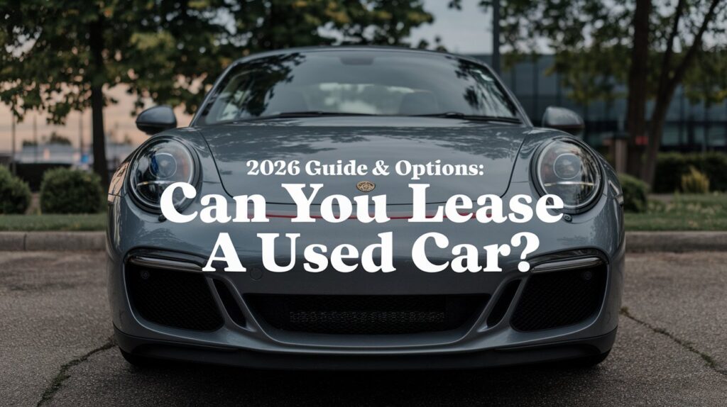 Can You Lease a Used Car? Complete 2026 Guide & Options